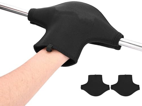HERCHR Kajak Paddel Handschuhe, 1 Paar wasserdichte Neopren Canoe Handschuhe Kajak Paddle Mitts Schwarz Ruder Gloves Kajakhandschuhe für Kanu-Paddel Rafting