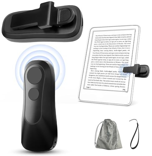 Fjärrkontroll Page Turner för Paperwhite, Trådlös Kamera Videoinspelning Fjärrutlösare för IOS för Android-telefoner Tabletter Läsa Romaner och Ta Bilder