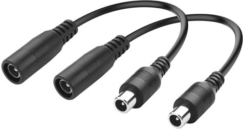 JSADZKJ Câble de charge pour trottinette électrique DC5521 vers XLR,câble adaptateur 24V DC5,5x2,1 mm vers connecteur xlr à 3 broches pour trottinette électrique-5,9in (2 pièces) (DC8016 mâle)