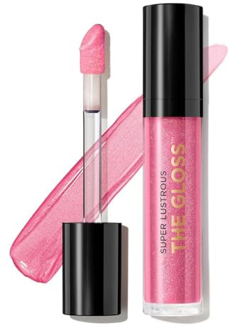 Super Lustrous The Gloss - Pinkissimo | High Shine, Non-Sticky Lip Gloss with Agave, Moringa Oil & Capuacu Butter | Lightweight & Moisturizing | 3.8ml