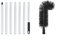 Robust Eaves Cleaning Brush for Gutter Dust Management with Length Adjustment (2.28m)