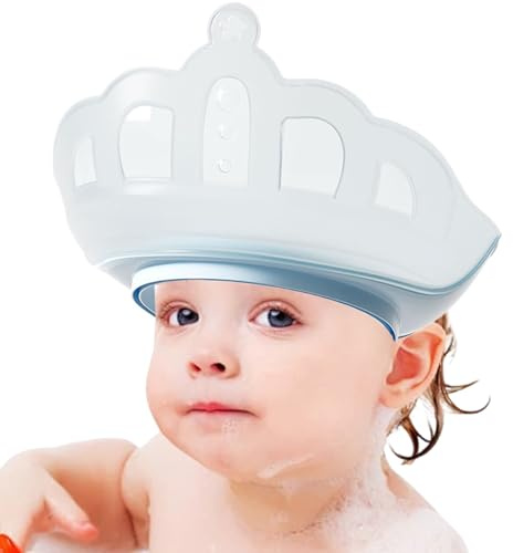 Cuffia Da Doccia Per | Cuffia Da Doccia Per Il Bagno E Lo Shampoo | Visiera Impermeabile Regolabile Protezione Occhi e Orecchie per Famiglia