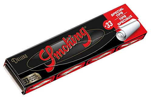 Smoking Deluxe - Papel de fumar, tamaño grande, con 10 x 33 hojas de papel y 10 x 33 filtros