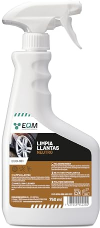 EQM - ECO-101 - Limpia Llantas Coche - 750 ML - Sin ácidos, pH Neutro - Elimina la Suciedad sin Esfuerzo - Todo Tipo de Llantas - Potente y Seguro