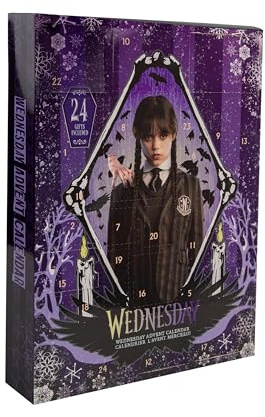 Cinereplicas Wednesday - Merlina Addams Calendario de Adviento 2024 - Official License