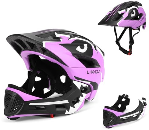 Lixada Casques de Vélo Enfants Casque Intégral Détachable Casque de Sécurité Sportive pour Vélo Skateboarding Roller Skating roulettes
