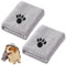 2 Stück Hundehandtuch,Dog Towel,Hundehandtuch Extra Saugfähig,Microfaser Handtücher Für Hunde,Schnelltrocknend Badehandtuch Für Hunde Katzen,Für Katzen,Hunde Oder Andere Haustiere (Hellgrau,35×75cm)