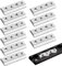 Nutenstein Airlineschiene Fitting Airline Nutenstein M6/M8 10 Set Airlineschiene Zubehör Legierter Stahl Fitting Befestigung für diverse Anwendungen Wohnmobil Caravan und Kleinstransporter