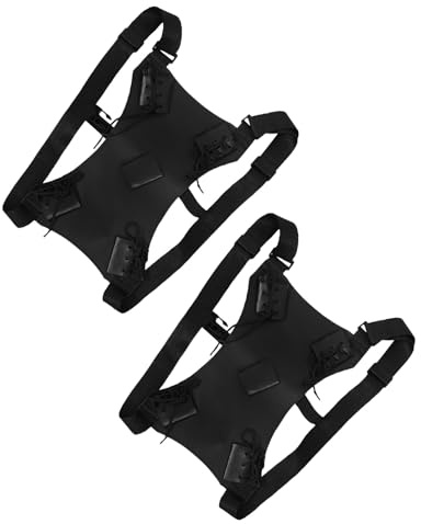 Healeved Bolsa para Espada de Cosplay de Cuero Doble Funda Ajustable para Hombro y Espalda 2 Piezas Estilo Renacentista Japonés Multifunción para Esgrima Eventos Medievales Aire Libre
