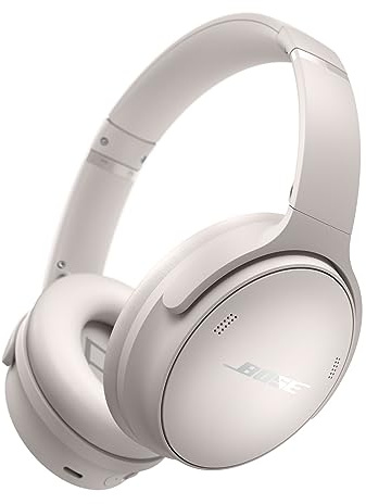 Bose QuietComfort SC Headphones, Casque sans Fil immersif à réduction de Bruit, Casque Supra-aural Bluetooth avec Micro intégré d’Une autonomie allant Jusqu’à 24 Heures, avec Étui Souple, Blanc Nuage