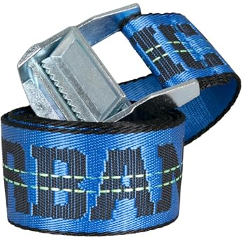 Urban Classics Herren Gürtel Worker Belt, Länge 120 cm, Farbe Blau/Schwarz/Frozen Yellow