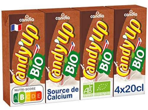 Candia Candy'Up Cioccolato Bevanda Latte Biologico 4x200ml
