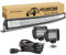 SKYWORLD 42 Zoll LED Arbeitsscheinwerfer Bar Gebogen Off-Road Zusazuscheinwefer 12V 24V, 2 X 4 Zoll Spot Led Scheinwerfer Arbeitslichtleiste + Kabelbaum Kit für 4x4 4WD Traktor LKW ATV UTV Fahrzeuge