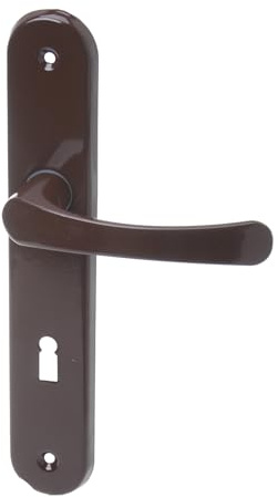 Aqbau® Dörrhandtagsset långskylt brun | dörrhandtag | dörrhandtag | dörrhandtag | dörrbeslag (BB färgbart)