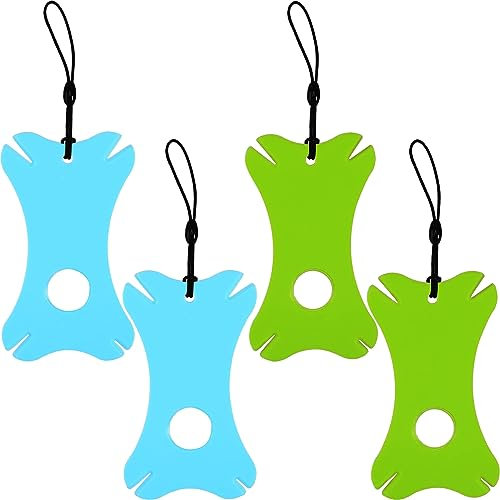 Simsky Zeckenkarte mit Lupe, 4 Stück Zeckenkarte für Zecken Zeckenkarte für Kinder, für Menschen Kinder Hunde Katzen