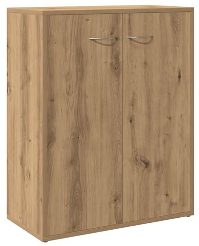 vidaXL Buffet chêne Artisanal 60x30x75 cm Bois d'ingénierie, Armoire, Placard, Buffet Haut, Armoire latérale, Armoire de Rangement, Buffet de Salon