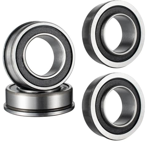 CLKE 4 STK F6003-20-2RS Flänskullager hjulfläns kullager lager 35 x 20 x 11 mm kullager för alla typer av skottkärra, säckkärrhjul, industrianläggningar, transportfordon, maskiner