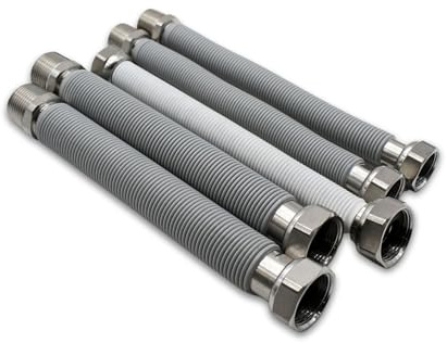 DOJA Barcelona | Kopplingssatser | Installationssats för panna | Förlängningsslangsats | 5 rostfria beslag | Flexibel slang | Hydraulisk värmesystem, anslutningssats