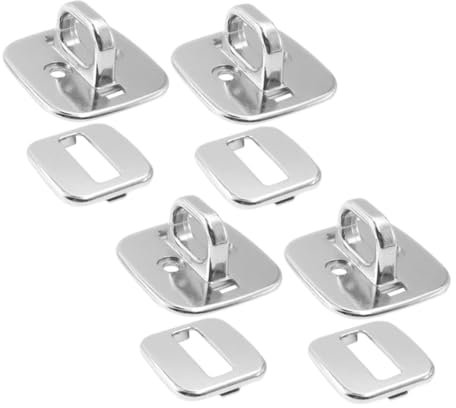 CHICAMPERA 4pcs Computer Lock Security Anchor Base Fixed Plate for Laptop Tablets USB Security Lock and Hardware Cable Function