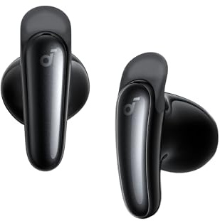 Soundcore Liberty Buds di Anker, Design Semi-Intrauricolare con Alette Rimovibili, Cancellazione Adattiva del Rumore, Ricarica Rapida, Auricolari Bluetooth Wireless con Traduzione, 30 Ore di Autonomia