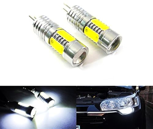 2 x vit HP24W HPY24W G4 glödlampa LED sidoljus strålkastare dagsljusstrålkastare DRL för 3008 5008 C5