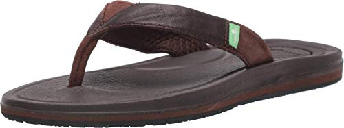 Sanuk Damen Yoga Mat 3 Primo Flipflop, braun, 41.5 EU