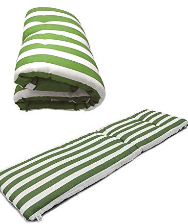 Cisne 2013, S.L. Colchoneta para Tumbona o Mueble para Jardín, Suelo, Playa, Exteriores. Cojín Suave Asiento terraza etc.. Medidas 180x50x5cm.