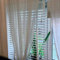 Jalousie in Holzoptik | 50 mm Lamelle | Verschiedene Größen | Sonnenschutz für Fenster mit Bohren | PVC weiß/grau (weiß, 60 x 240 cm)