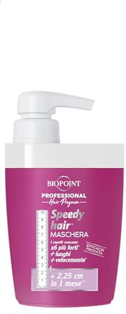Biopoint Speedy Hair - Maschera Capelli, Dona Forza e Vitalità alla Chioma, Azione Stimolante per una Crescita più Rapida dei Capelli, 300 ml