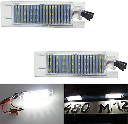 ZEALfix Luci Targa Adatta per Giulietta 940 Targa Luce Alfa Romeo 147 156 159 166 Brera Mito GF Spider Rail Lamp