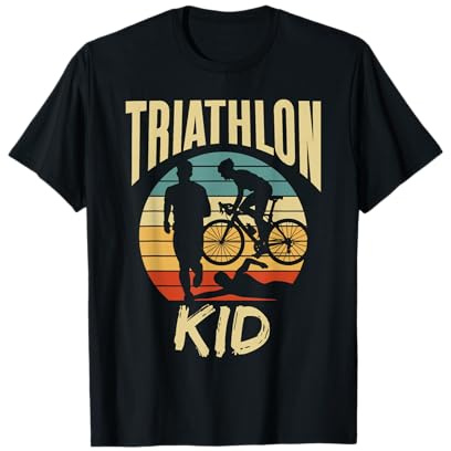 Triathlon Kid Sport Lover Triathlète T-Shirt