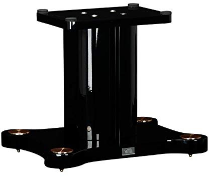 BTZHY Lautsprecherständer,One Bookshelf Piano Paint Process, professionelles Desktop-Audio-Zubehör mit Vibrationsdämpfung, mit Teppichspikes