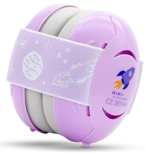 Schallwerk ® Mini+ - Orejeras para bebé - Auriculares con cancelación de ruido para bebés, protección auditiva para niños pequeños, auriculares para bebés para ruido