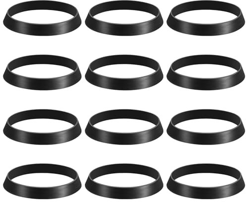 YQQYG Lot de 12 joints d'étanchéité en silicone pour baignoires et bouchons de vidange (diamètre intérieur : 38 mm)