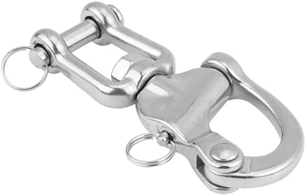 OVAQUIXI 316 Snap en Acier Inoxydable Hauche de Voile Hénurie Lourde Pivotant de Pivot pour Le Voilier Spinnaker Hayard