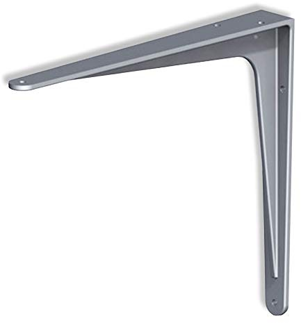 OrgaTech hyllkonsol 400 x 450 mm för garage, källare eller verkstad Kraftig konsol Hyllkonsol