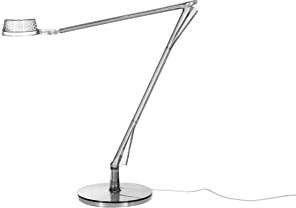 Kartell 9195B4 A++ to A skrivbordslampa, plast, 5,6 W, transparent, 21 x 21 x 113 cm
