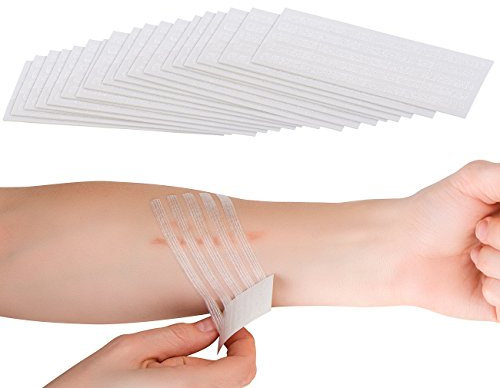 newgen medicals Pflaster Großpackung: 90er-Pack medizinische Wundnahtstreifen, Klammerpflaster, 100 x 6 mm (Pflasterset, Pflaster für Erstehilfekits, Erste Hilfe)