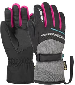 Reusch Kinder Handschuhe Bolt GTX Junior Blck/Blck melang/pink glo 4,5
