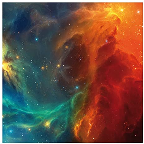 Nebula 3x3ft Gaming Mat (91,5x91,5 cm) for Miniature Games Space Playmat