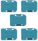 Batteriehalterungen für Bosch 18 V, tragbare Batteriehalterhülle, Elektrowerkzeughalter, praktischer Batteriehalter für Makita-Batterie-Aufbewahrung für Akku für Bosch (blau)