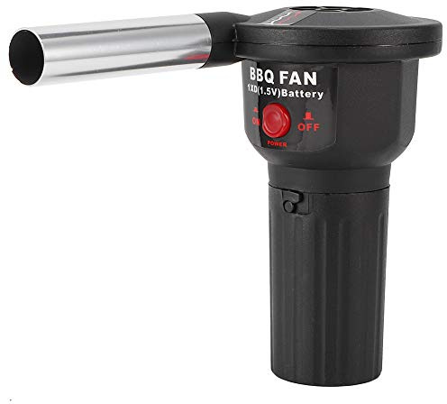 Zhjvihx Ventilatore antincendio, Ventilatore Portatile per Barbecue, cassaforte elettrica Portatile alimentata a Batteria per Campeggio all'aperto con Barbecue
