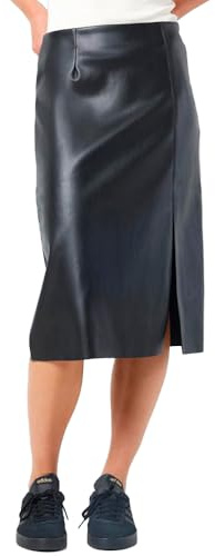 Noisy may NMCLARA HW Slit Midi Length Skirt Noos, Negro, L