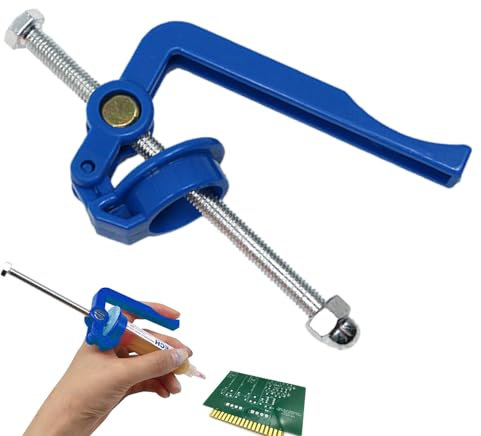 Aznever Extrudeuse de pâte à souder, Seringue à Flux permettant d'économiser du, Accessoires de soudage de Conception Ergonomique, Distributeur de Colle à vis précis pour Le soudage à l'étain