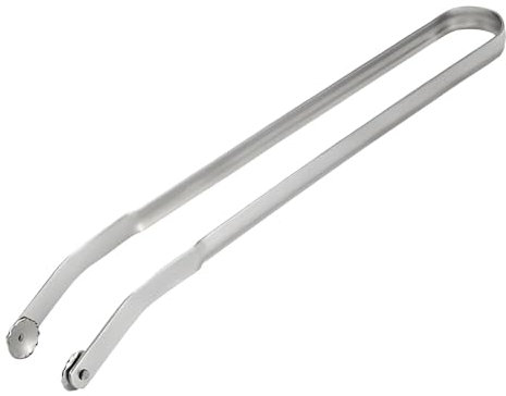 Pince Barbecue Pinces à retourner les saucisses pour barbecue, pinces à barbecue en acier inoxydable pour la cuisson, pinces à retourner les saucisses à long manche, outil de cuisson pour les légumes
