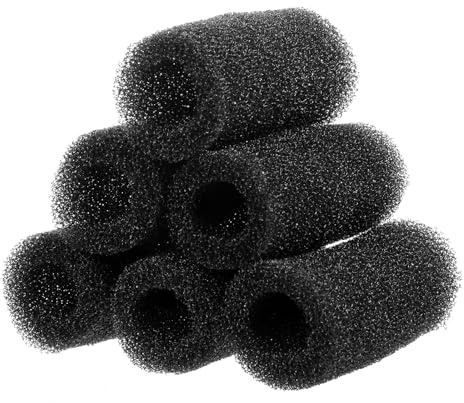 Hpmjz Pre Filter Sponge 12 Pack Aquarium Filter Sponge Foam Roll 0.8 Intake Replacement Sponges for Small Fish Shrimp Fry Fish Tank Covers Accessories