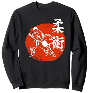 Arts Martiaux Combattant Jiu Jitsu Japonais Kanji Jujutsu Sweatshirt