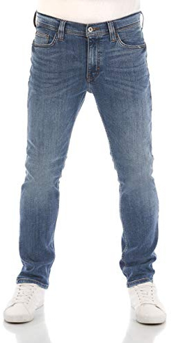 MUSTANG Jeans da uomo Vegas Slim Fit Denim Stretch Cotone Nero Grigio Blu w30 - w40 | nero, grigio, blu, 30, 31, 32, 33, 34, 36, 38, 40, 42, 44