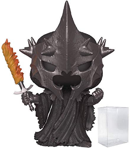 POP Herr der Ringe – Hexenkönig von Angmar [Ringwraiths] Funko Vinyl-Figur (mit kompatibler Box-Schutzhülle), Mehrfarbig, 9,5 cm