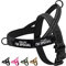 Eeyfarog No Pull Hundegeschirr für kleine mittelgroße Hunde, reflektierend ausbruchsicher verstellbar ohne Zug, Hundegeschirr (Schwarz, XL)